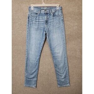 Eddie Bauer Boyfriend Slim Jeans Womens 6 Blue Light Wash